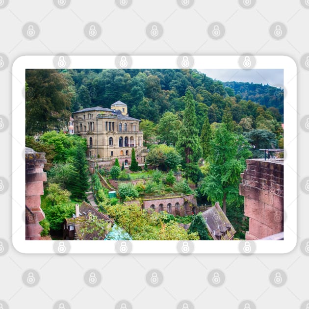 A View from Heidelberg Castle Sticker by Imagery
